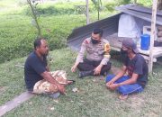 Bhabinkamtibmas Kampung Pusako Sambangi Masyarakat ,Menyampaikan Pesan Kamtibmas dan Prokes Covid-19